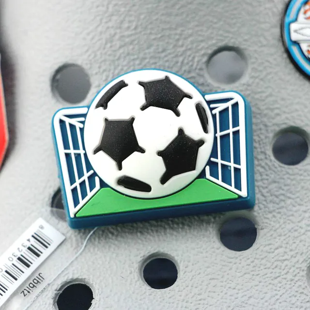 3d volleyball croc charm