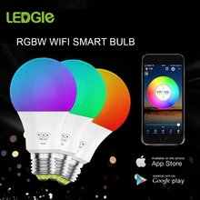 

Dimmable E27 LED Wifi Smart Bulb Timing Home Lighting lamp 220V 4.5W 7W 9W Magic RGB +W LED Change Color Light Bulb IOS /Android