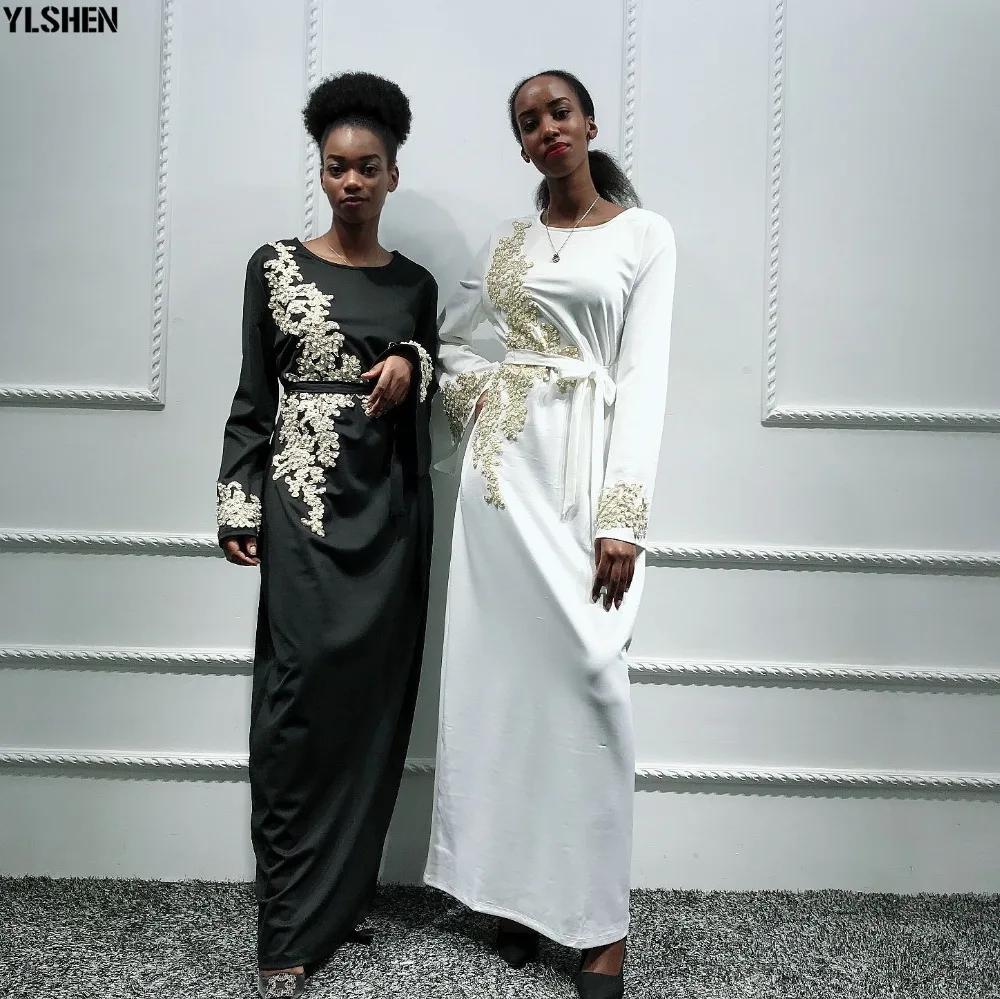 2020 Eid Mubarak Abaya Dubai Muslim Dress Women Embroidery Ramadan Robe Kaftan Islamic Clothing African Dresses Abayas for Women 25