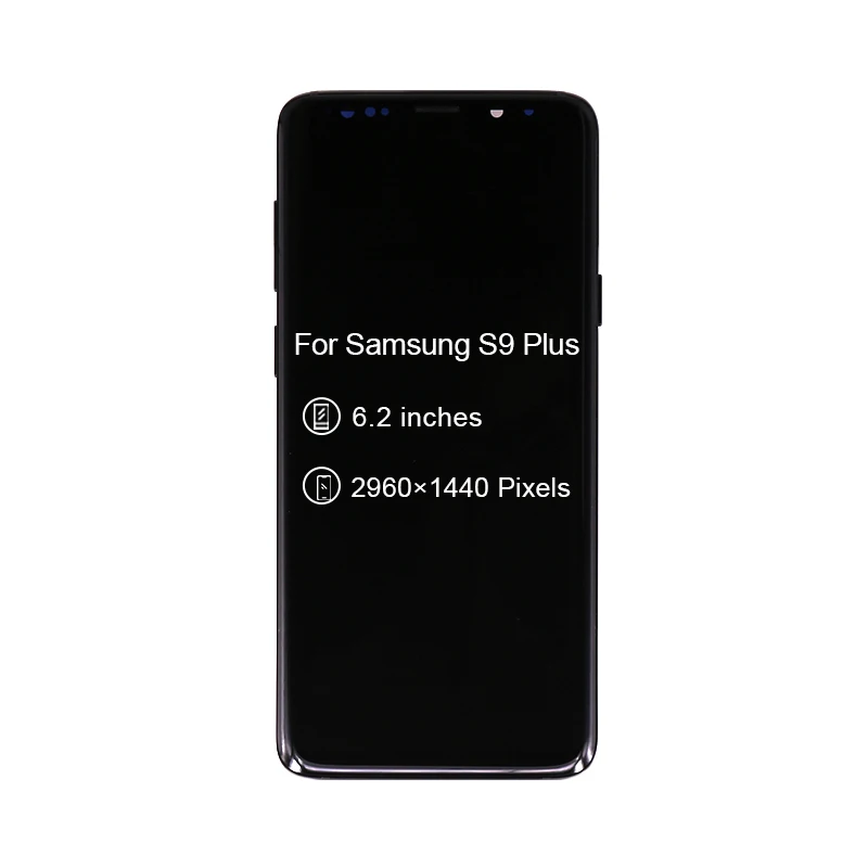 Для SAMSUNG Galaxy S9 Plus ЖК-дисплей сенсорный экран дигитайзер+ рамка в сборе S9+ дисплей G965 lcd