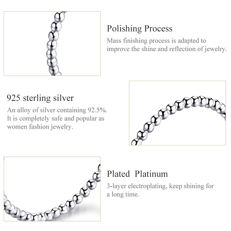 WOSTU реальные 925 пробы Серебряные кольца, дизайн, простой и стильный Форма кольца модные S925 ювелирные изделия CQR574