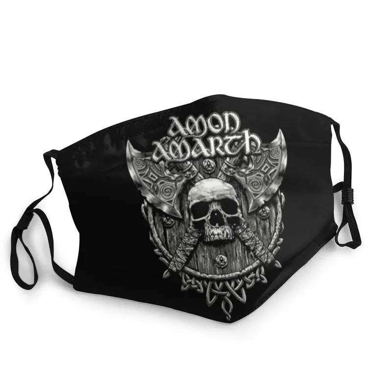 Amon Amarth логотип многоразового использования унисекс бриллианты Викинги защита от