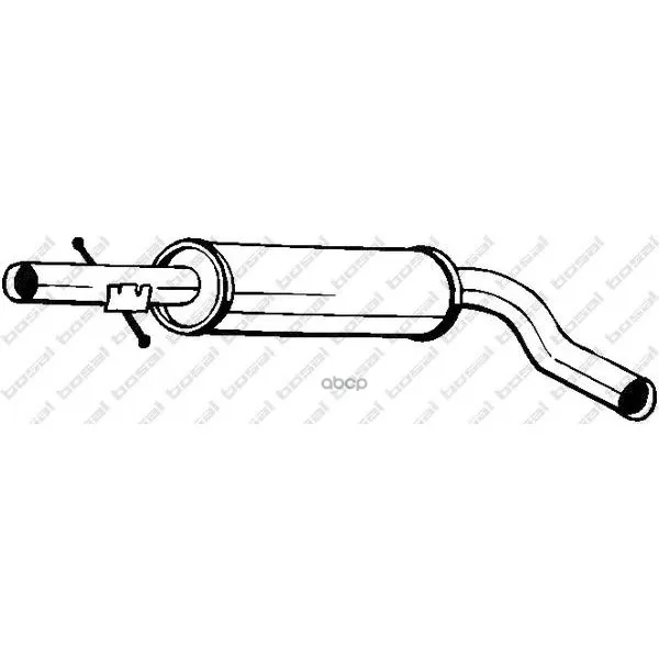Глушитель Средняя Часть Vw Golf Iv 1.6 Bosal арт. 105109