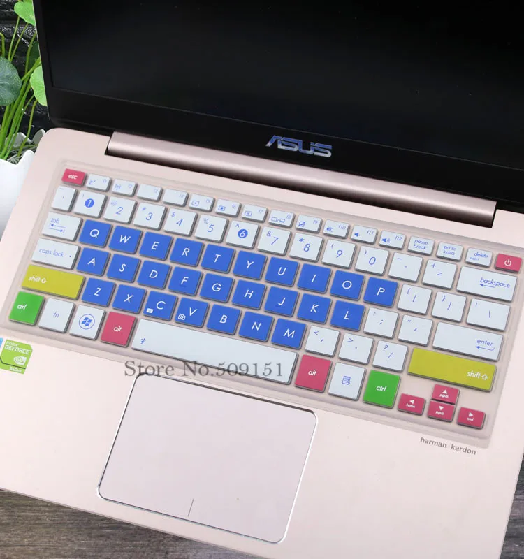 Candy blue 13 13,3 дюймовый чехол для клавиатуры ноутбука Защитная пленка для ASUS Zenbook Flip UX310U UX330 UX360 UX360UA UX360CA 13,3 ''ноутбук - Цвет: Candy blue