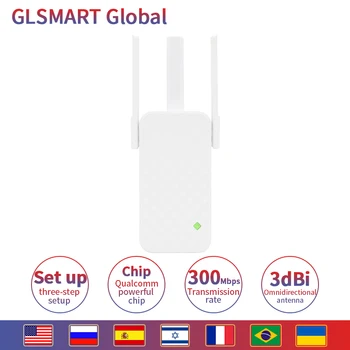 

GLA12 300Mbps WiFi Repeater, WiFi signal Amplifier Extender, Recommended with WiFi Wireless Router Easy Setup