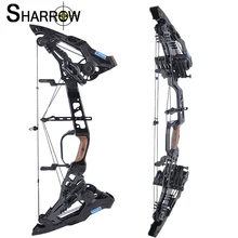 

1set 21.5-60lbs Archery Compound Bow Steel Ball Dual Purpose CNC Processing Shooting Speed 330/460FPS Stable Hunting Accessories
