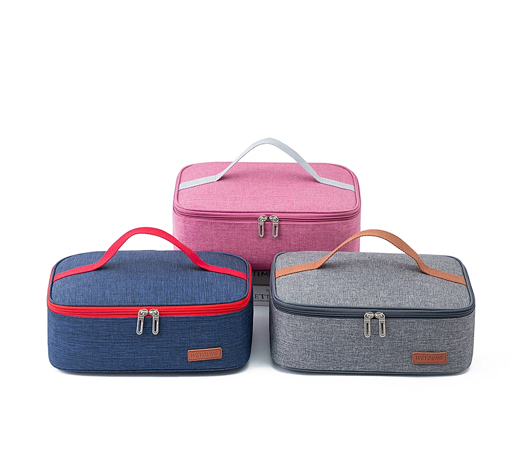 Cooler-Bag Tote Lunch-Box Insulated Loncheras Bento Termica Para Weyoung Rectangular
