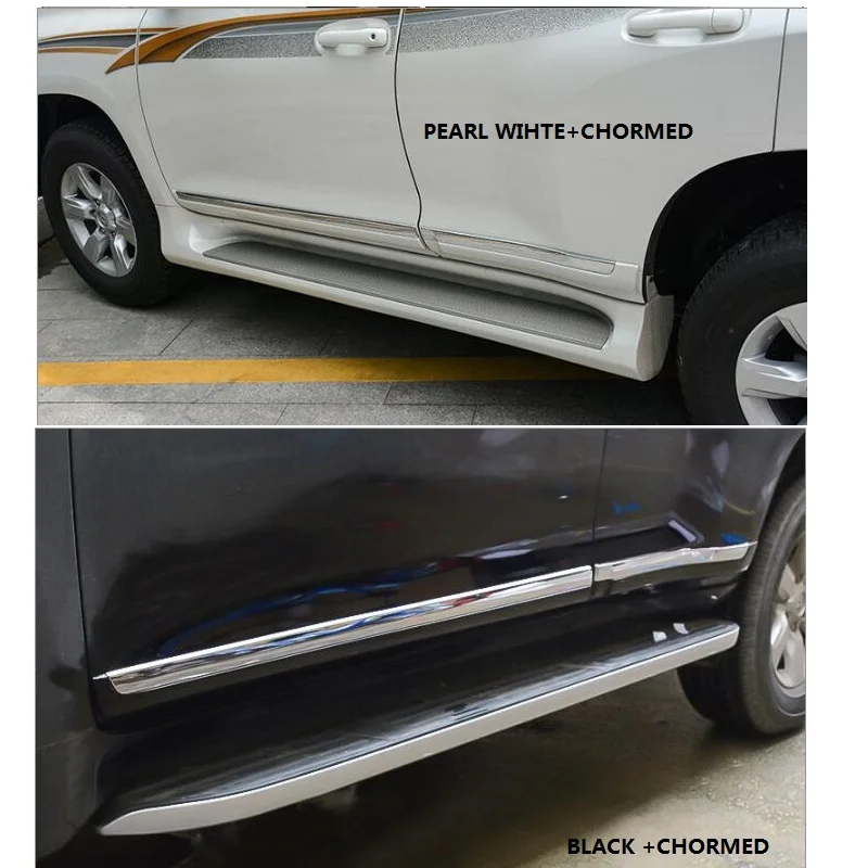 4 шт./компл. молдинги на Кузов ABS покрытие наклейка подходит для внедорожников PRADO