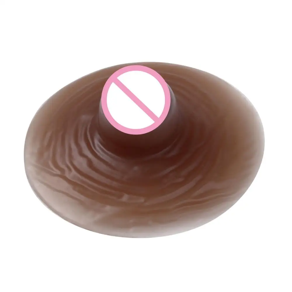 Simulated Breast Self-adhesive Attachable Washable Reusable Silicone Nipples for Breast Form Costumes Party Drag Queen Sex Toys