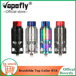 Новые поступления Vapefly брунхильда Топ Койлер RTA 8 ml/2 мл с полая конструкция и Двойной спиралью электронная сигарета Vape Койлер бак