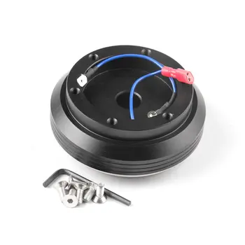 

Steering Wheel Connector Stainless Steel Base For Mitsubishi Steering Wheel Adapter Hub Detachable Release Connector