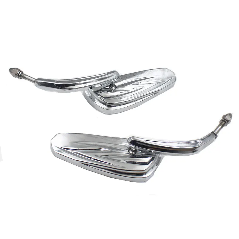 Мотоциклетные хромированные 8 мм боковые зеркала заднего вида для Harley Dyna Fatboy Electra Glide FLHT Softai Sportster 883 1200 Street Glide