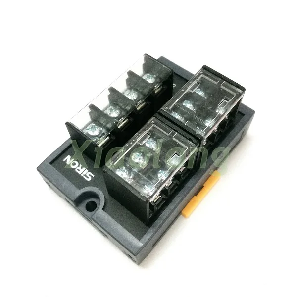 Серебристый New Common terminal block T075 T075-2 T075-3 power distribution and distribution module - Цвет: Серебристый