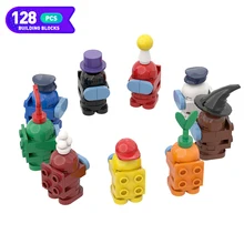 

Moc Amonged Us Game Series Classic Mini Action Figure Building Blocks Assembling Model Creative Children Constructing Toys Gifts