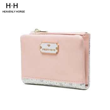 

2020 New Fashion Korean Cute Wallet Female Short Folding Student Mori Ins Tide Purse