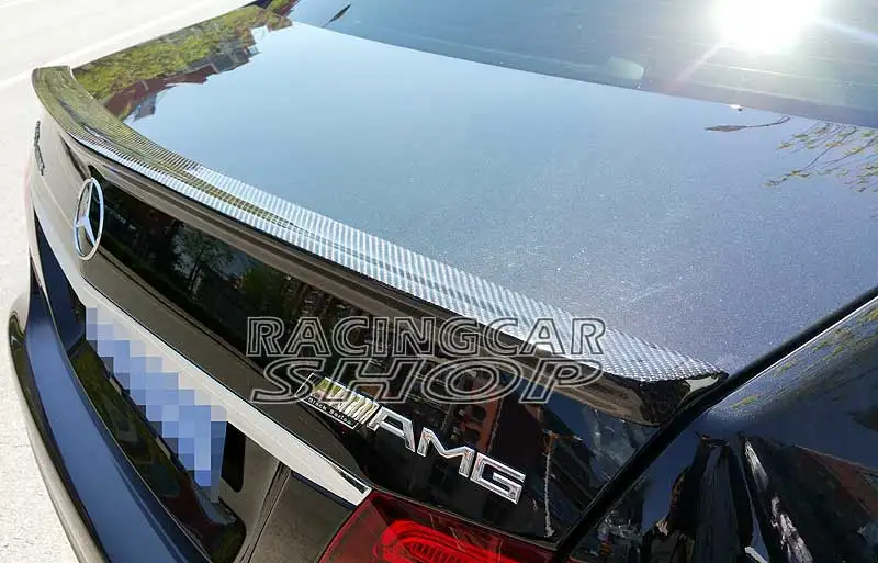 Реальные углеродного волокна AMG Тип багажник спойлер для Benz 2010UP W212 E class седан M042