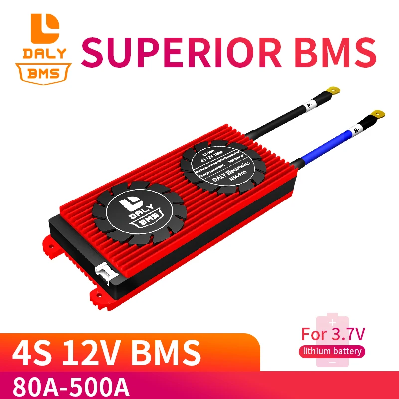 Daly 3 7 V 4S 12V 80A 100A 150A 200A 300A 500A литий ионная литиевая батарея 18650 плата PCB BMS 14 8 защитный