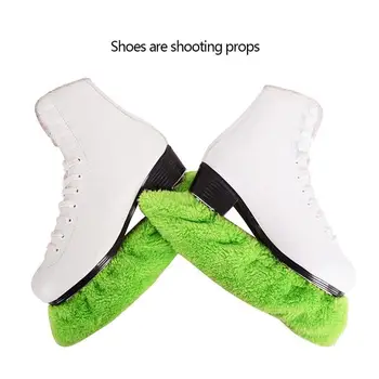 

Ice Knife Blade Cover Elastic Skate Shoes Cover Figure Skates Frame Protector Dustproof Rollar Protector Skating Supplies 1 Pair