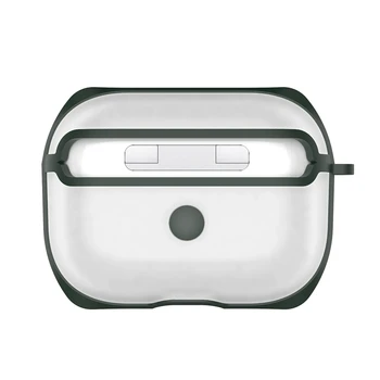 

Hard Clear Protective Case For Pro Transparent Cover Anti-Fall Sleeve with Carabiner Dark Green