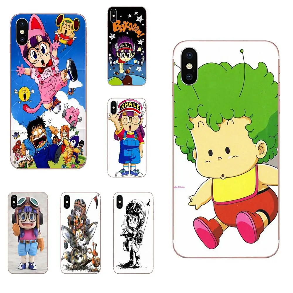 Милый чехол Arale из японского аниме ТПУ для Sony Xperia Z Z1 Z2 Z3 Z4 Z5 compact Mini M2 M4 M5 T3 E3 E5 XA XA1 XZ