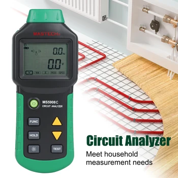 

Electrical Instruments Portable TRMS Circuit Analyzer Measuring Tools Socket Tester Home Digital Accurate Voltage Distribution