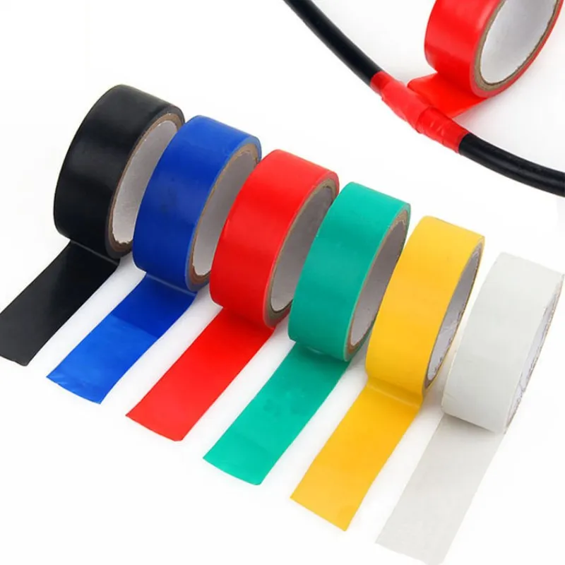 

1Roll PVC Self-adhesive Vinyl Electric Tool 16mm*10meters Electrical Insulating Tape High-temperature Insulation Flame Retardant