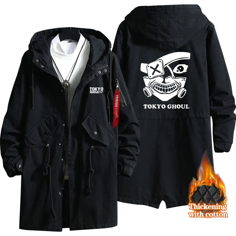 Tokyo Ghoul Kaneki Ken Cotton Hoodie Zip-up SweatShirt Coat Jumper Tops Jacket 
