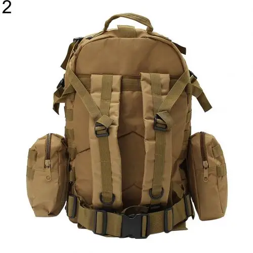 60L портативный камуфляж цвет мода Molle рюкзак Сумка Кемпинг Туризм треккинг на открытом воздухе - Цвет: 2