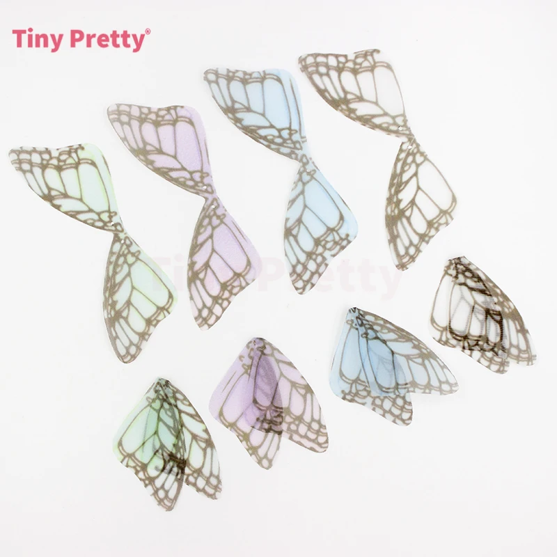 20PCS 80mm Organza Butterfly Wings Sheer Butterflies Craft Fairy Wings  Handmade Earring Jewelry Accessory - купить по выгодной цене | AliExpress