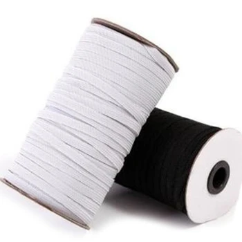 

2Pcs Strong Elastic Bungee Rope Black White Shock Cord Stretch String for Repair, Outdoors 7mm Elastic
