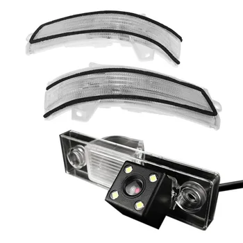 

1 Pcs Car Reversing Rear View Camera for Chevrolet Epica/Lova/Aveo/Captiva & 2 Pcs Led Turn Light for Civic 2012 2013 City Rearv
