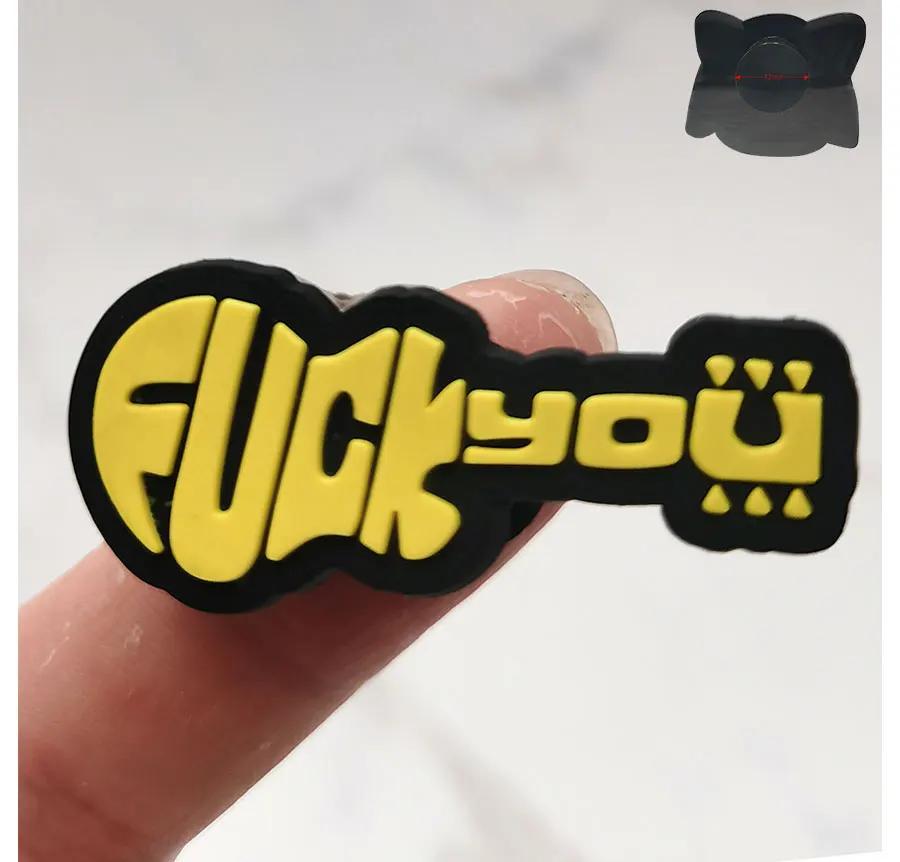 1Pcs Cartoon Characters Letters Icon PVC Shoe Charms Sandals Accessories Garden Shoe Decorations For Croc Jibz Kids Party Gift