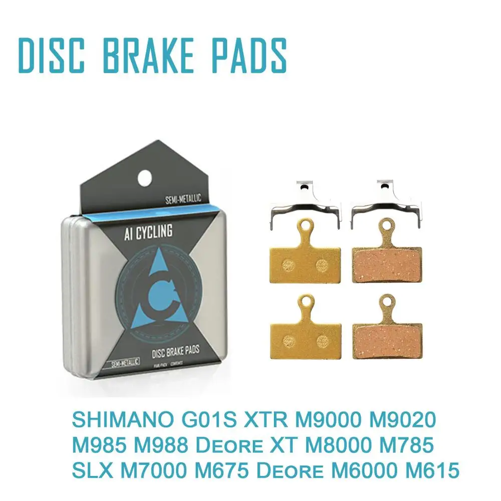 2 пары велосипедные дисковые тормозные металлические колодки для SHIMANO SRAM AVID HAYES Magura Formula ZOOM