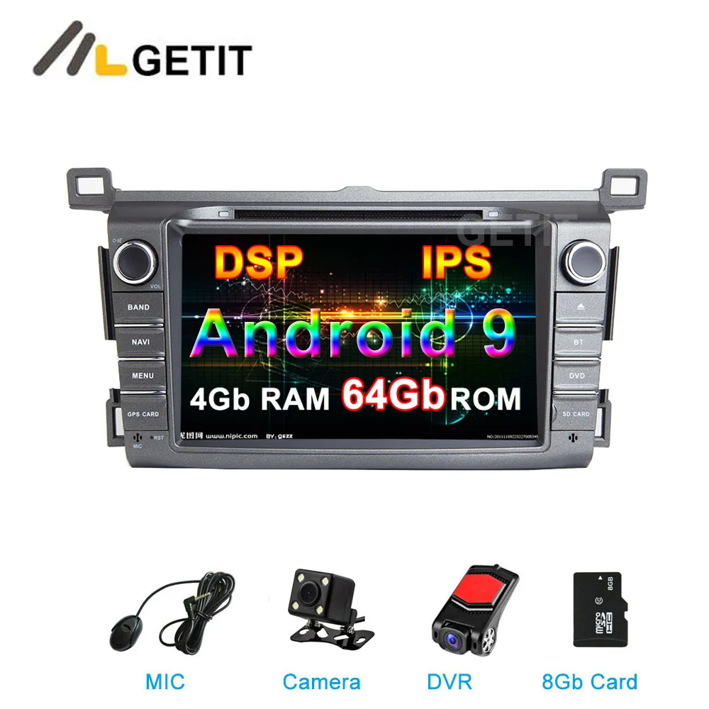 

Android 9.0 Car DVD Player stereo for Toyota RAV4 RAV 4 2013 - 2017 with Wifi BT Radio GPS
