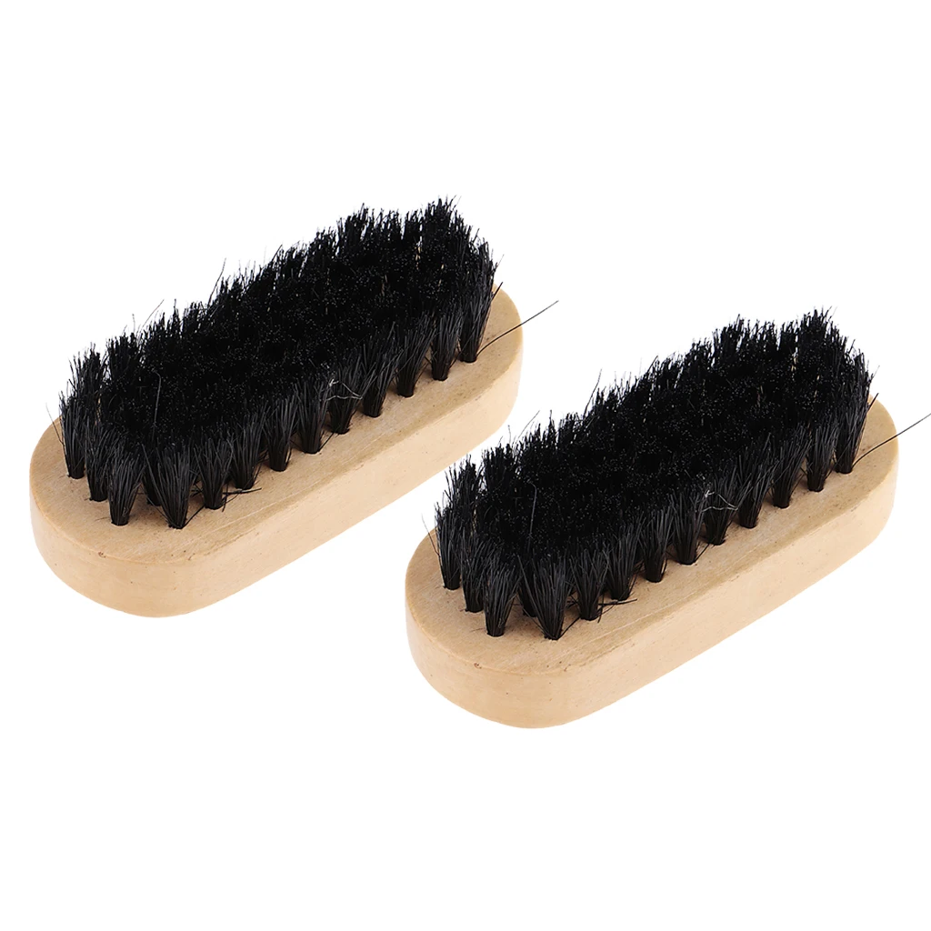 

2 Pieces Multi-Functional Comfortable Wooden Shoe Brush Boot Shoes Cleaning Polishing Equipment