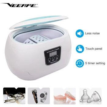 

VEEAPE 600ml Ultrasonic Cleaner Disinfection Sterilizer Box Timer for Jewelry Glasses Razor Brush Cleaner Disinfection Machine