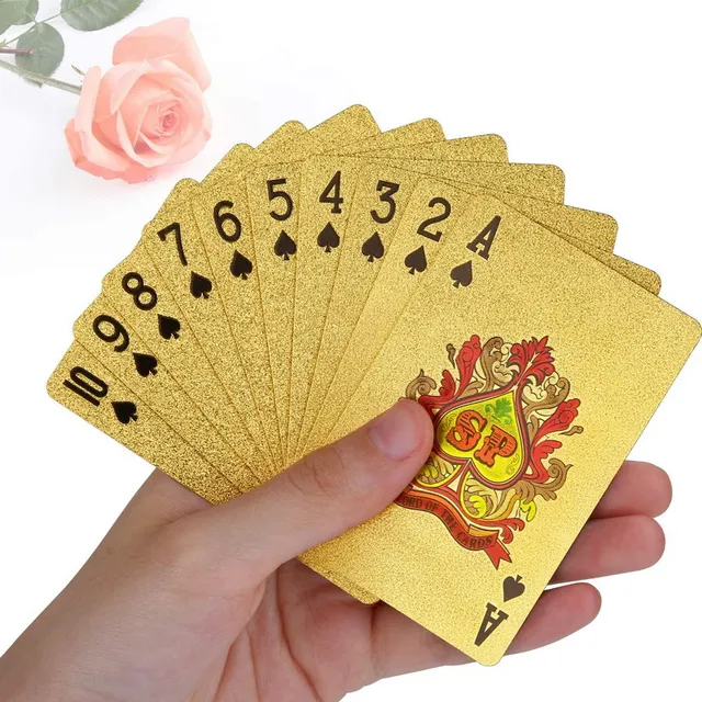 Jogo de Cartas Baralho Rosé Gold