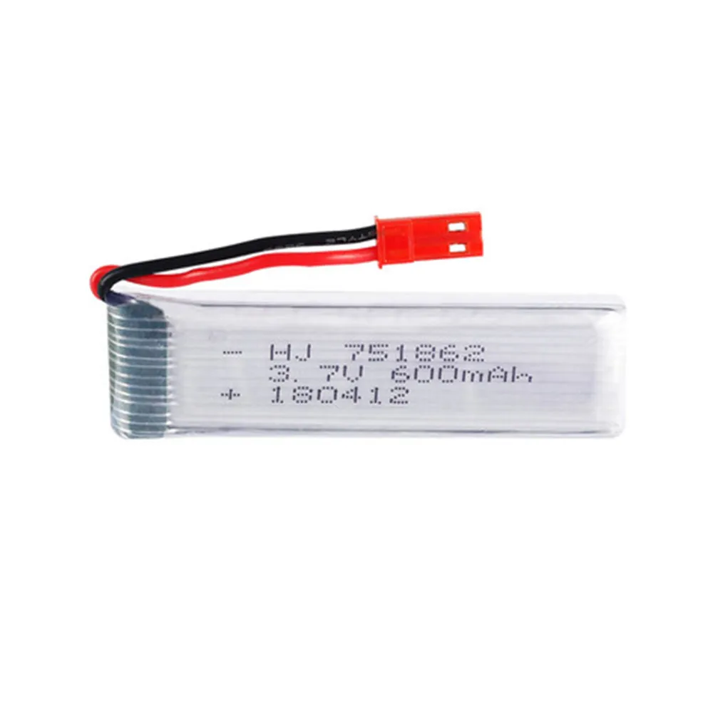 3,7 в 600 мАч Lipo батарея для S032G WLtoys V959 V929 Udi U818A RC вертолет Дрон запасные части Li-po батарея 751862 jst разъем 1 шт