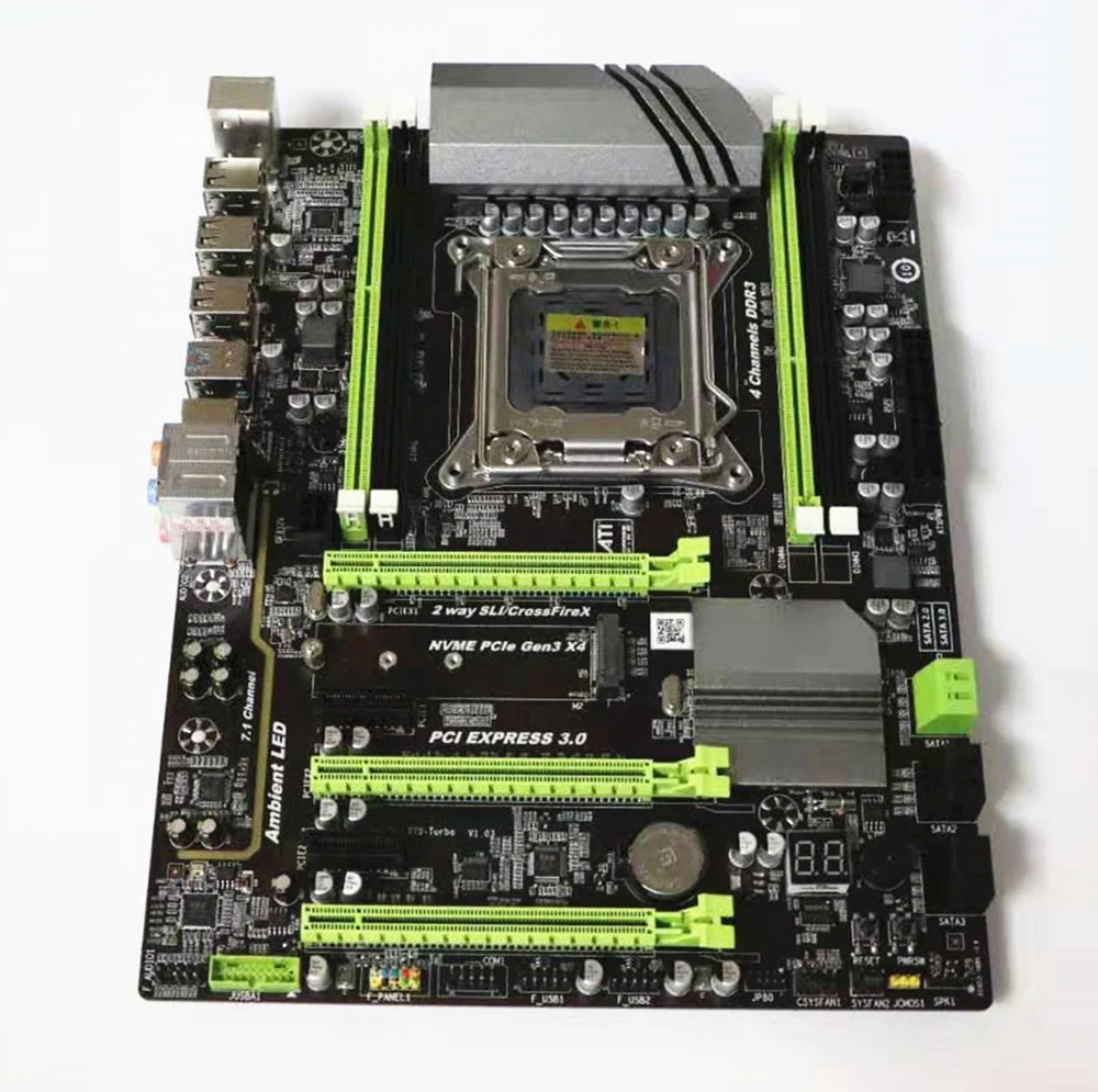 X79T материнская плата DDR3 LGA 2011 процессор Компьютерные каналы Игры Поддержка M.2 E5-2680V2 i7 SATA 3,0 USB 3,0 для Intel B75