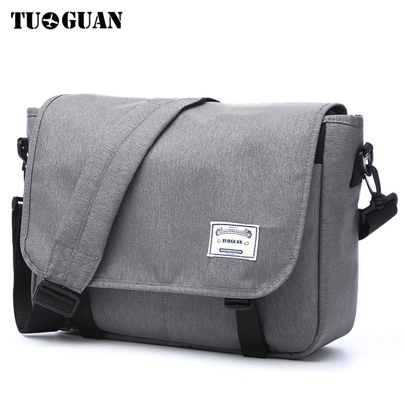 TUGUAN-Bolsos de mensajero a la moda para hombre, bolsos de viaje de negocios, maletín de lona para mujer, bolso cruzado, XB1701T