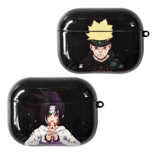 Модные чехлы для наушников NARUTO Uzumaki Naruto Uchiha Sasuke для Apple Airpods pro, Мягкий ТПУ силиконовый чехол для наушников