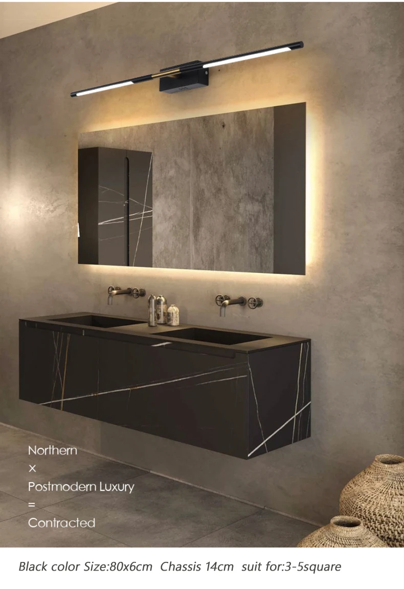 Modern Led Mirror Lighting 6w 8w 12w Ac90 260v Wall Mounted Wall Modern Led Mirror Lighting 6w 8w 12w Ac90 260v Wall Mounted Wall