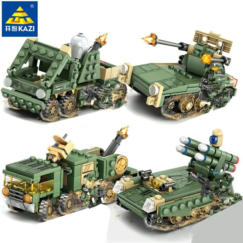 649 шт. полевой армейский Танк модель военный WW2 строительные блоки наборы Brinquedos