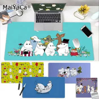 

MaiYaCa Vintage Cool cute hippo Moomin Pikku DIY Design Pattern Game mousepad Free Shipping Large Mouse Pad Keyboards Mat