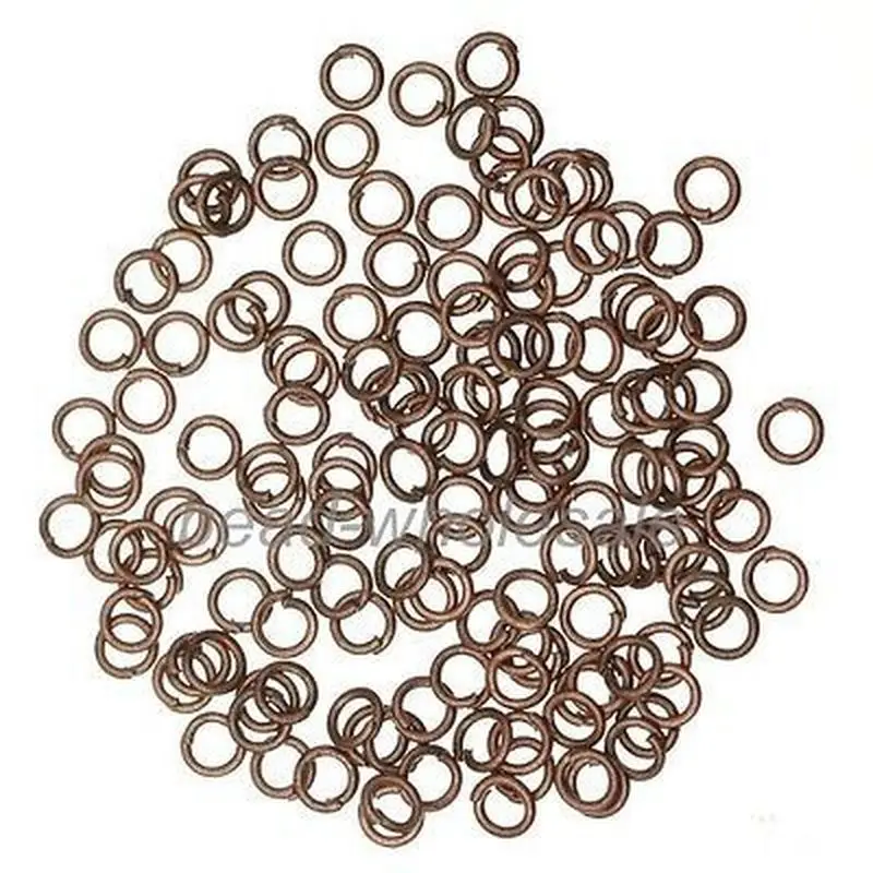 

300pcs/lot 6mm Gold Plated Open Metal Jumping Rings Finding Jump Rings