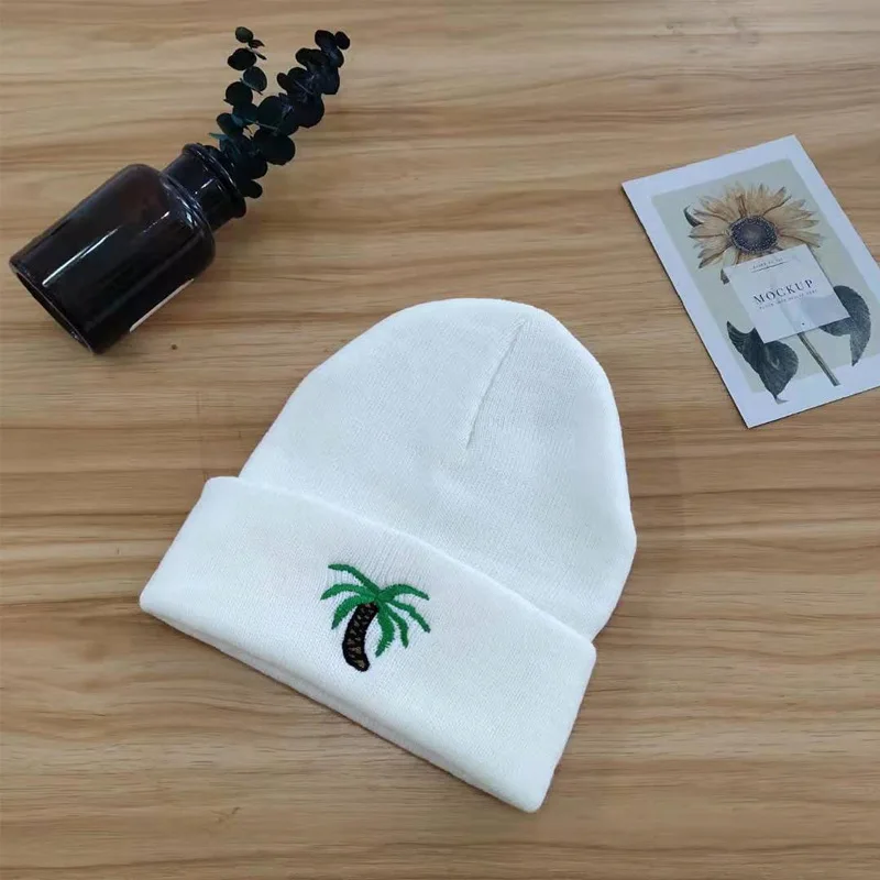 Fashion Beanie Hat Women Men Knitted Warm Winter Hats Solid Hip-hop Casual Cuffed Beanies Bonnet Party gift
