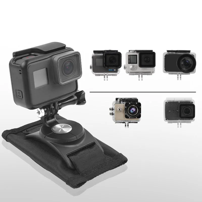 Езда рюкзак кронштейн держатель для GoPro Hero 4 5 6 Спортивная камера Открытый FOU99