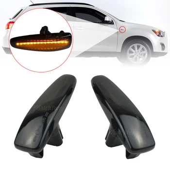 

LED Side Fender Dynamic Turn Signal Light Marker Lamp For Mitsubishi Lancer Evolution Evo X Outlander Sport RVR ASX Mirage 2014+