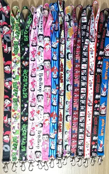 

50 pcs color betty women mix Necklace Strap Lanyards Cell Phone PDA Key ID Strap Charms