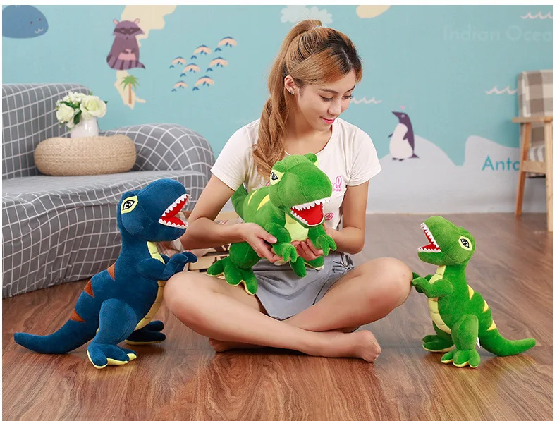 Милый динозавр плюшевые игрушки Пижама кукла подушка креативный T-Rex кукла большой размер детский подарок на день рождения